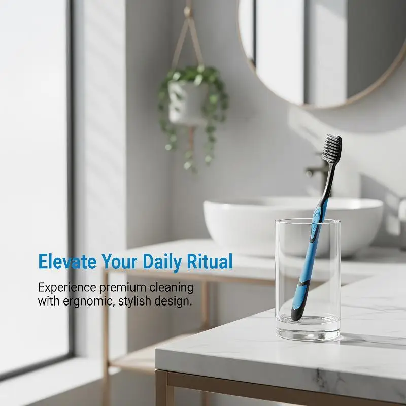 Small Round Head Toothbrush 5/10 Pack Soft Hair Individually Packaged for Adult Home Travel Oral Hygiene