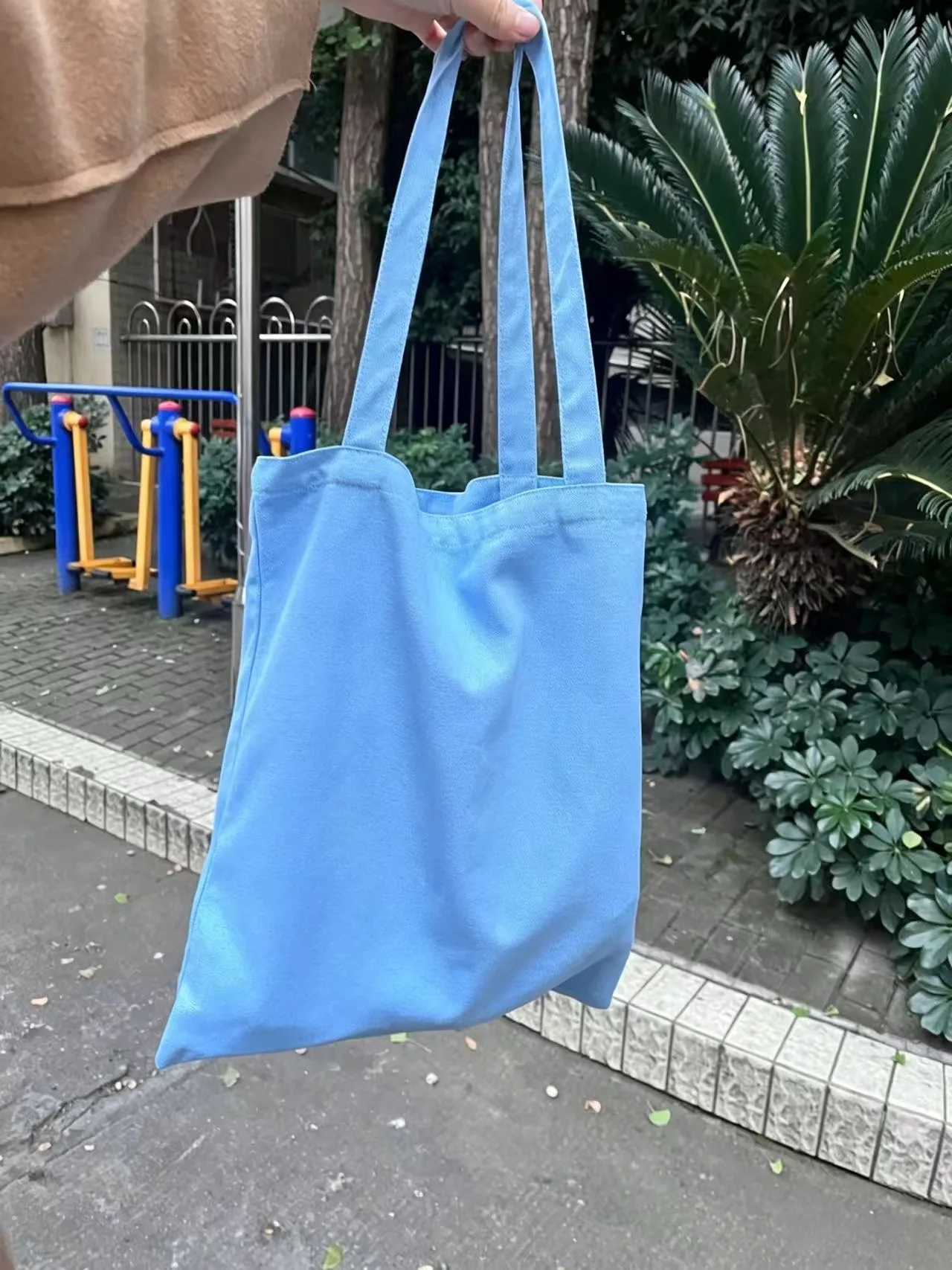 Solid Color Single Shoulder Bag Canvas Bags Available in Multiple Colors 12oz Cotton Canvas Bag Silky-Soft and Hypoallergenic