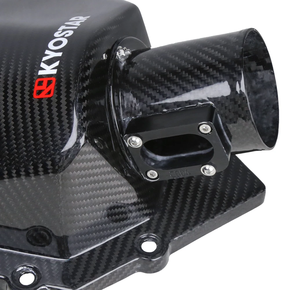 KYOSTAR 100% Real Carbon Fiber Cold Air Intake For 2015 2019 M2 M3 F80 M4 F82 F83 S55 3.0L