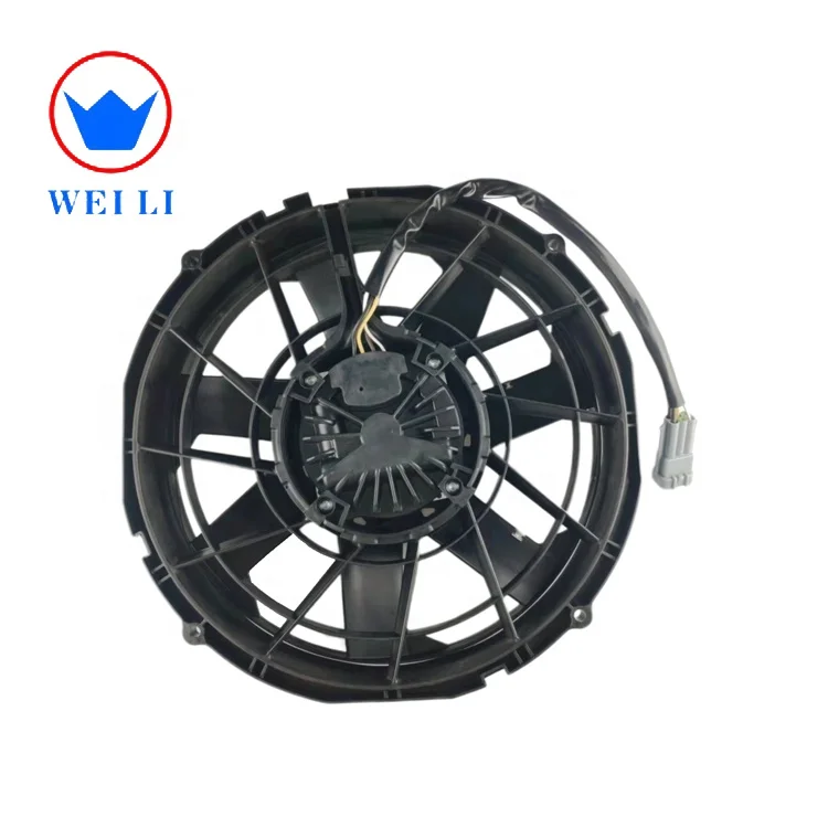 2026 Factory Direct Sales Pure Electric Excavator Motor Cooling Axial Flow Fan WLNF343 Condenser Fan Bus AC System WSLNF-343-94A