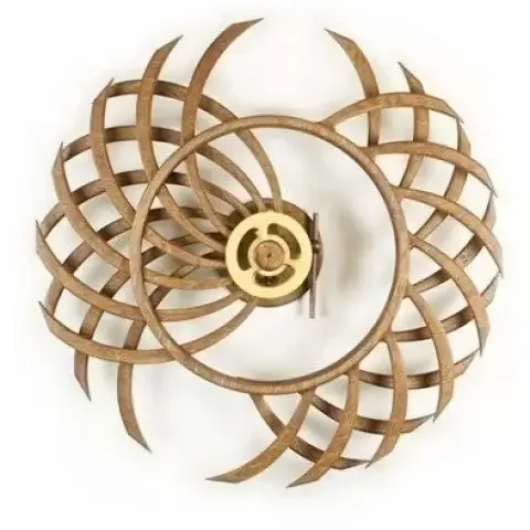 3D Rotating Kinetic Sculpture Geometric Pattern Windmill