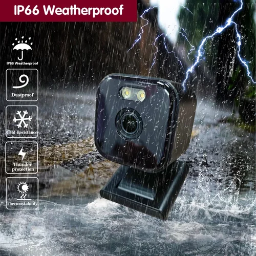 Imagen 2 del producto Cámara magnética Tuya de 5MP, inalámbrica, Mini cámara de visión nocturna a Color, Wifi, Monitor de bebé, cámara de videovigilancia CCTV a prueba de agua para exteriores