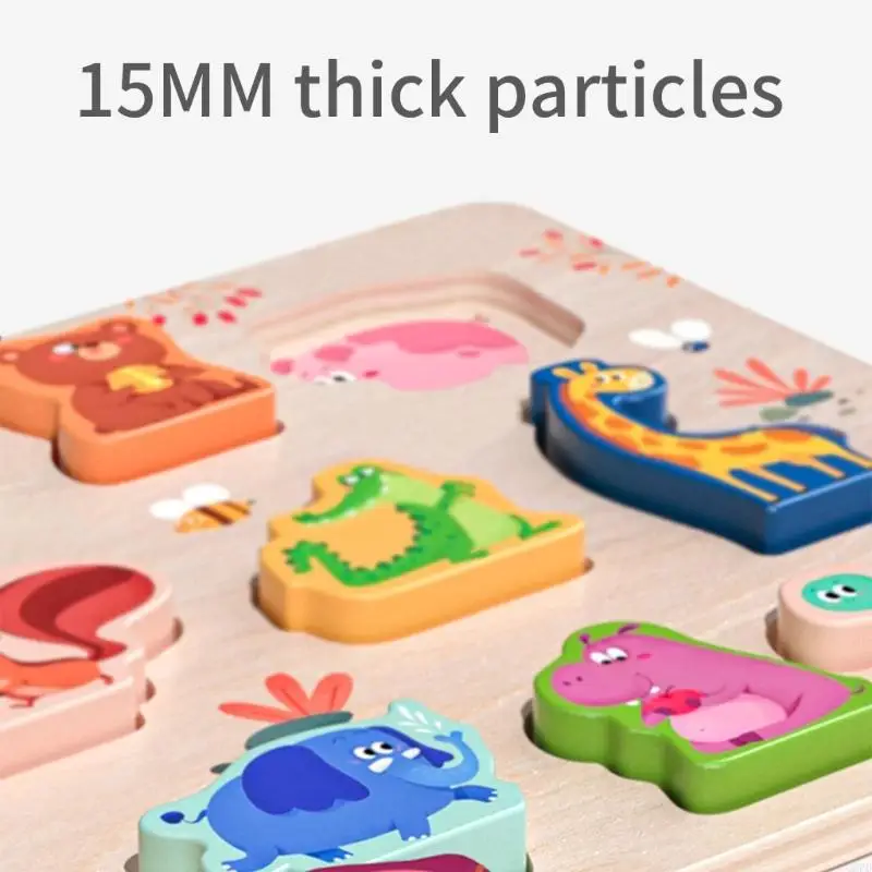 Vegetales madera Animales Rompecabezas fruta vehículos para niños 3 a 6 años Peg Peglle Game