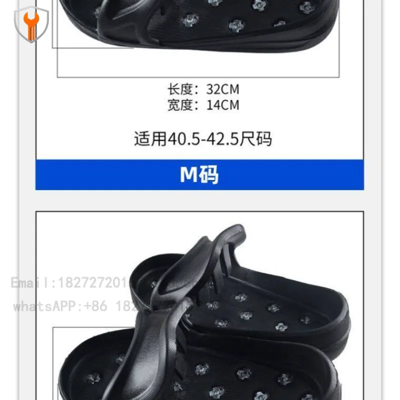 Flexible Nail Shoes for Epoxy Floor Coating Epoxy Coating Self Leveling Cement EVA Soft Material Large-sized Nail Length of 20MM
