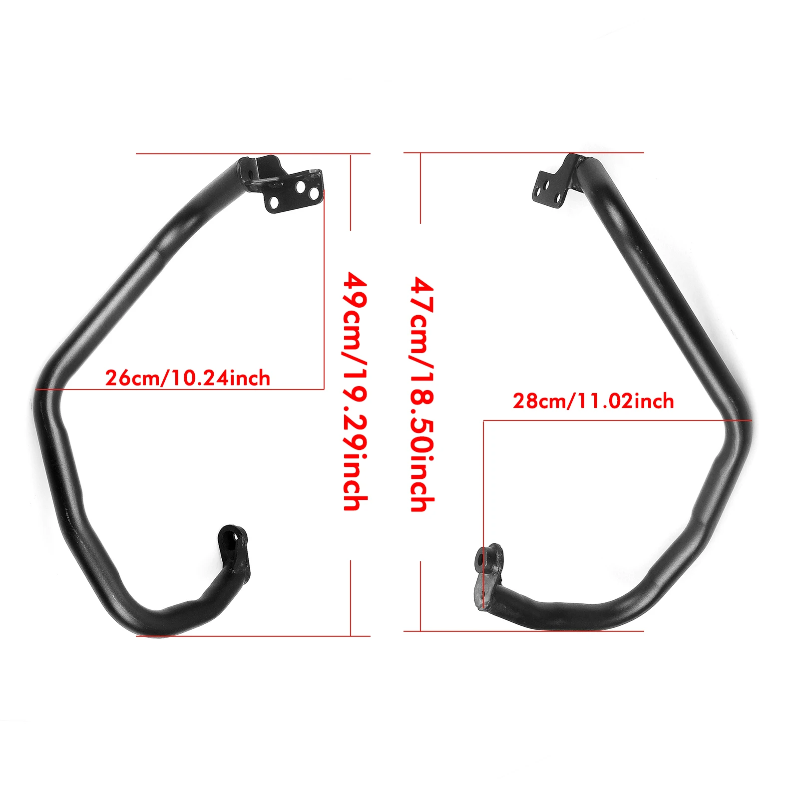 Motorbike Side Engine Guard Bumper Frame Bracket Crash Bar For Triumph Rocket Ⅲ 3 GT 2020-2024