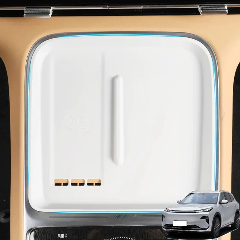 For Geely Starray EM-i 2024-2026 Car Central Control Wireless Charging Silicone Anti-scratch Protection Pad Interior Accessories