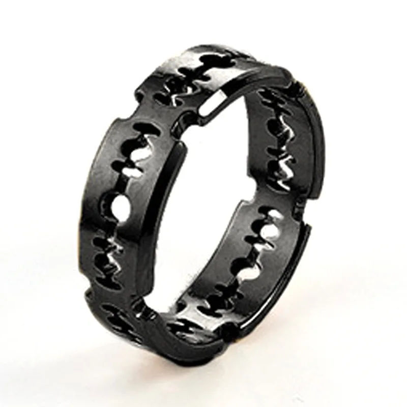 Movie Peaky Blinders Rings Cute Razor Blade Design Finger Ring Punk Style Fingerwear Gift for Friends Party Accessories