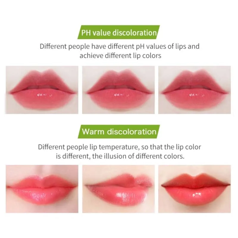 7 Color Aloe Vera Moisturizing Lipstick Long Lasting Nouritious Lip Balm Temperature Changing Color Lipgloss Lip Makeup Comestic