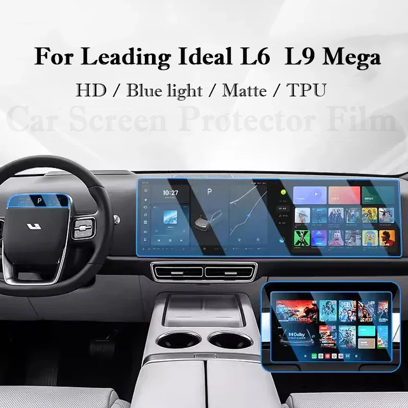 

Car Screen Protector Film Multimedia GPS Navigation Central Control Cover for Leading Ideal LiXiang L6 L9 Mega 2023 2024 2025