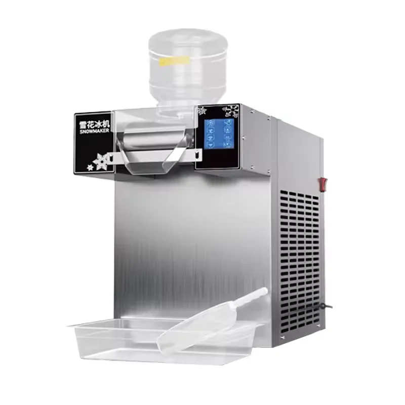 Commercial snowflake maker Milk juice shaved ice machine Automatic touch screen version