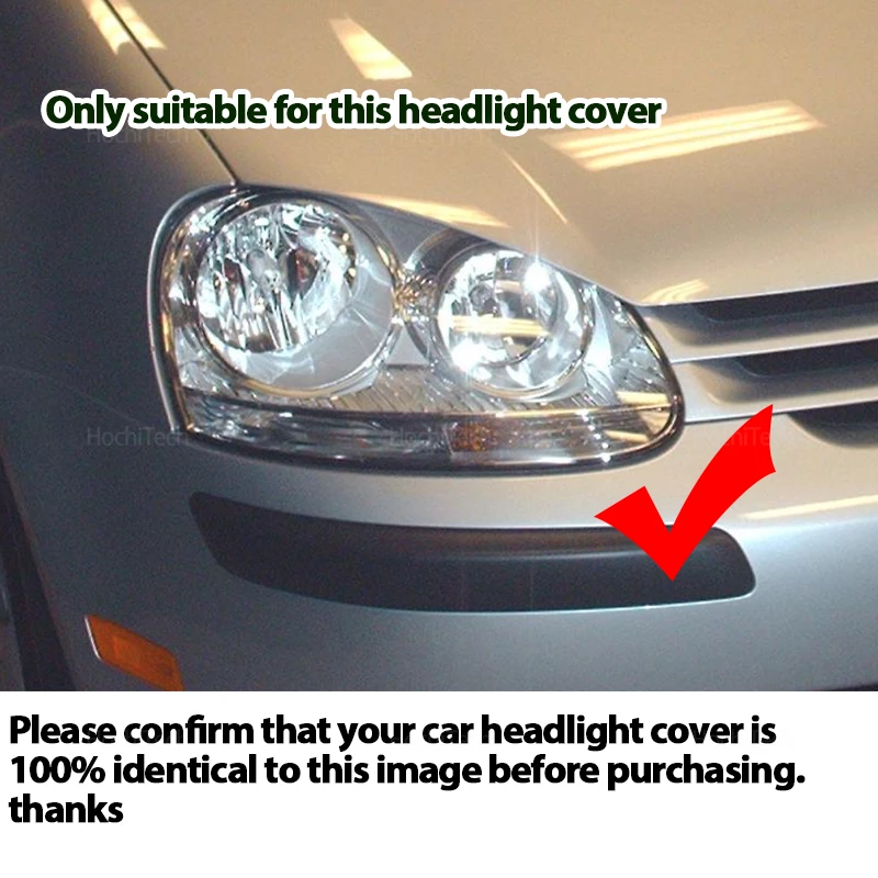 Headlamps Lens Glass Shell Masks Transparent Lampshade Car Front Headlight Cover for VW Golf 5 MK 5 Jetta A5 GT GTI R32 2005-09