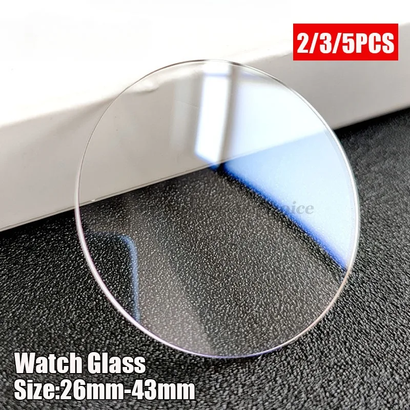 26-43mm Universal Tempered Glass Smartwatch Screen Protector Protective Film 28mm 30mm 32mm 38mm 40mm 41mm 42mm Diameter 2-5PCS