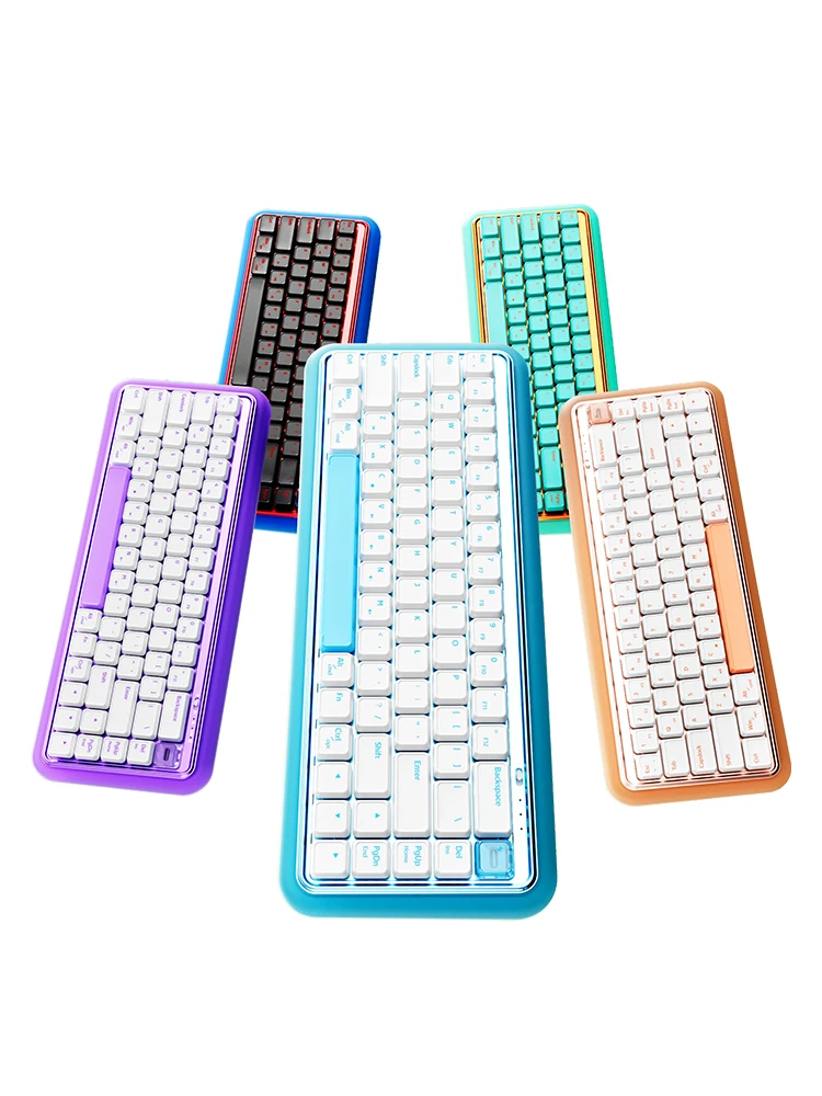 

DURGOD S230 Positive youth Air cushion bubble wireless Bluetooth 67KEY mechanical keyboard