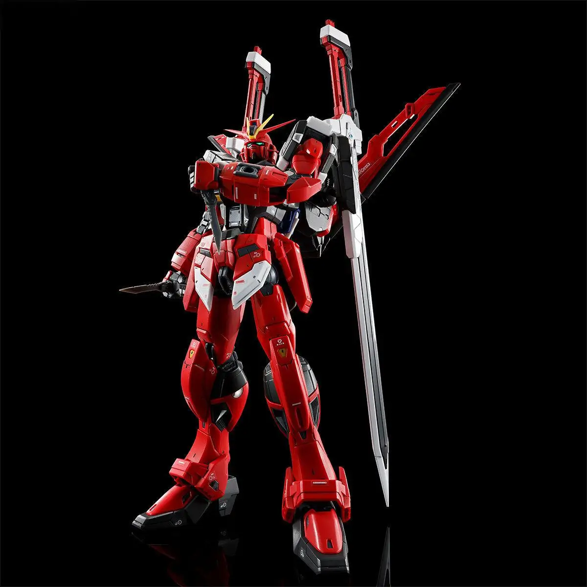 BANDAI figura de Anime genuina RG 1/144 espada IMPULSE GUNDAM Spec II figura de acción juguetes de modelos de ensamblaje adornos de modelos coleccionables