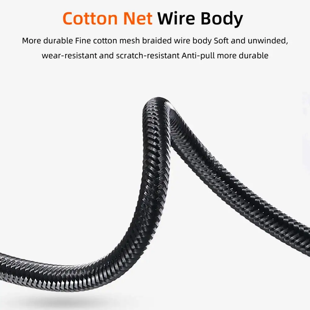 6.5Mm Jack Audio Cable Braided For Guitar Mixer Amplifier 1.8M Jack Cord Male To Male AUX Cable-AEF7