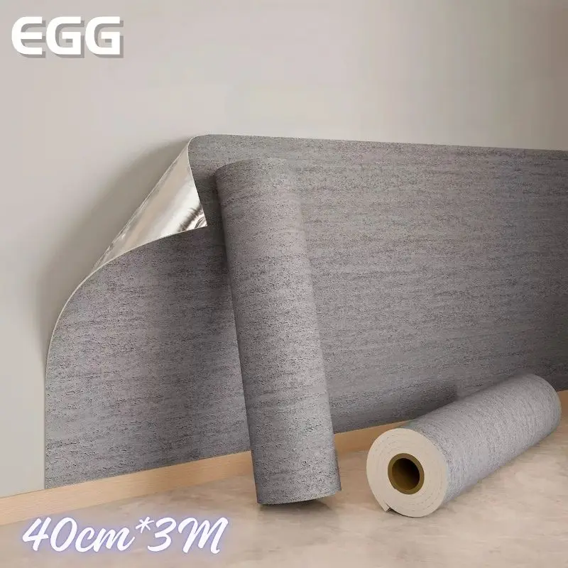 Flexible Soft Stone Wall Covering Stone Texture Travertine Self‑Adhesive Wallpaper Wall Renovation Sticker Home Interior Decor
