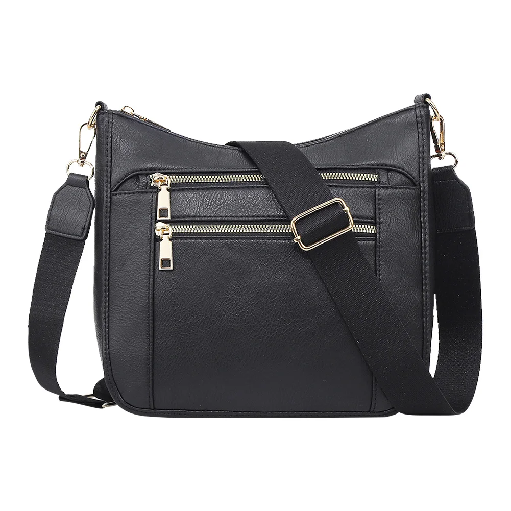 

Women Leather Crescent Crossbody Bag Adjustable Strap Stylish Satchel Purse Cherckered Shoulder Bag for Commuting Daily Use