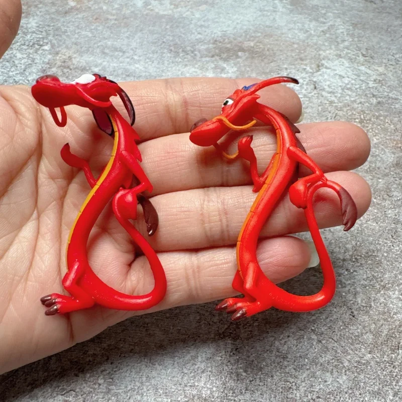 

Kuro Box Mushu Dragon Figure 10cm Mulan Tiny Mascot Model Cartoon Collectible Toy Desktop Decoration Gift For Kids Fans