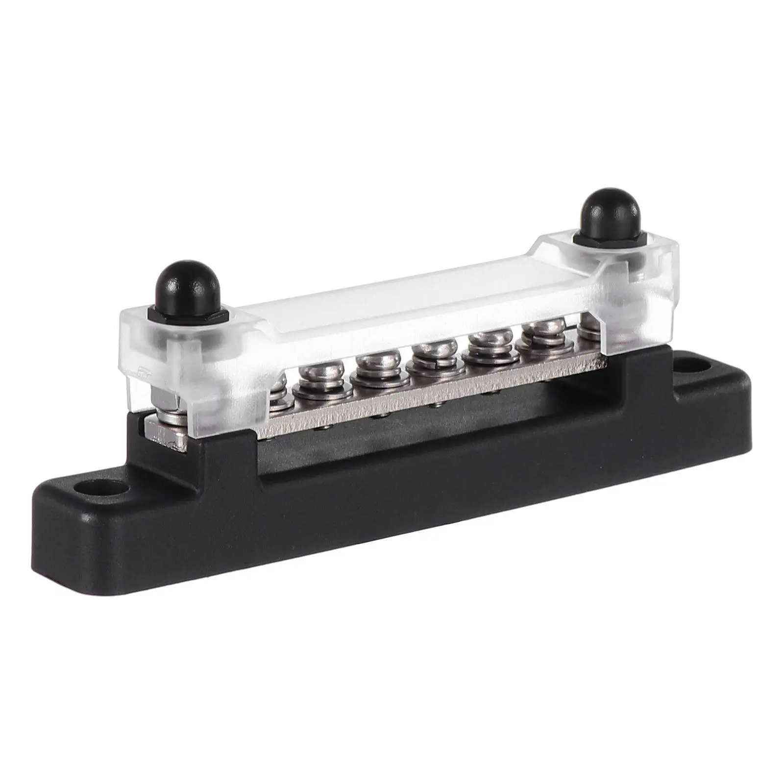 1Pcs Terminal Bus Bar 6 Adhesive Heat Shrink Ring Terminals 150a Power Distribution Block for Car Marine Rv Motorcycle
