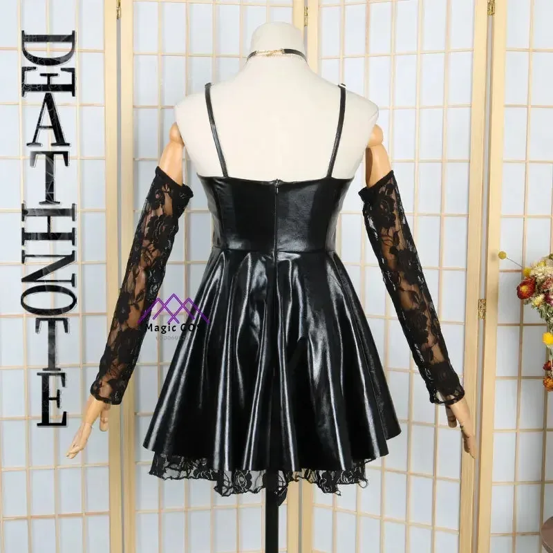 Аниме Death Note Косплей Миса Амане Костюм Имитация Кожи Ручной Работы Шея Ювелирные Изделия Чулки Ожерелье Униформа Удобная Посадка