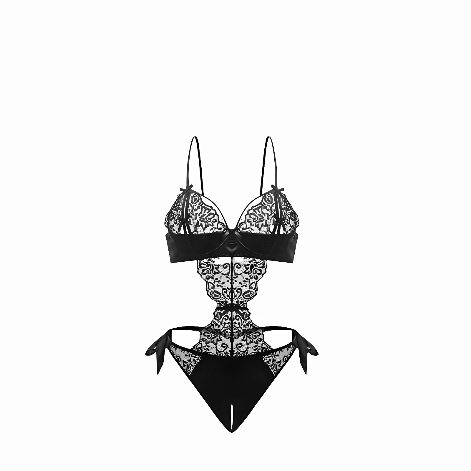 

Fuluola2025 Сексуальное кружевное боди Pure Desire Temptation Высококачественное нижнее белье со стальным кольцом Street Sle с низкой талией