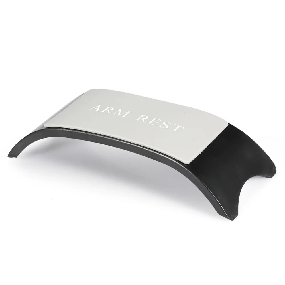 Black Color Nail Arm Rest Pillow Silicone Material Ergonomic Design Manicure Hand Cushion Firm Support Comfortable