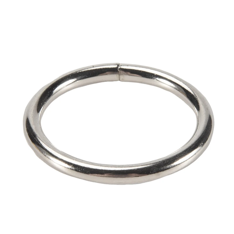 Metal Macrame Rings 2 Inch For Macrame Plant Hangers Macrame Kit 10 Pack Metal O Rings Buckle For Macrame Craft Ring