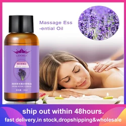 30ml Plant Essential Oils Aromatherapy Lavender Essence Oil Natural Relax Massage