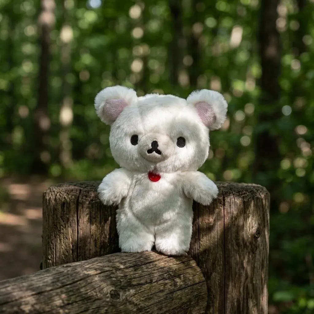20cm Rilakkuma Plush Doll Long Haired Series Super Soft Kawaii Cute Stuffed Animal Basic Style Kids Gift Cartoon Bear