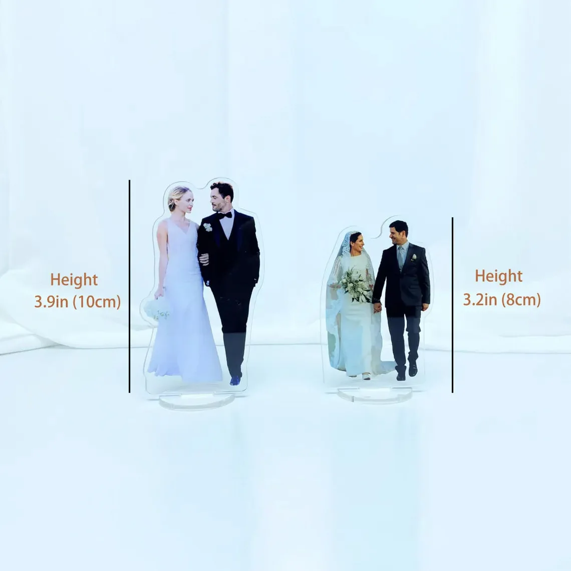 Wholesale Custom Photo Desktop Acrylic Standee for Couples Wedding Anniversary Gift Human Character Print Personalized Standee