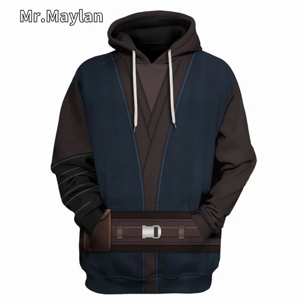 Anakin Skywalker Jedi Roben Cosplay Kostüm 3d Unisex Hoodie Männer Sweatshirt Streetwear Reiß verschluss Pullover Freizeit jacke Trainings anzüge