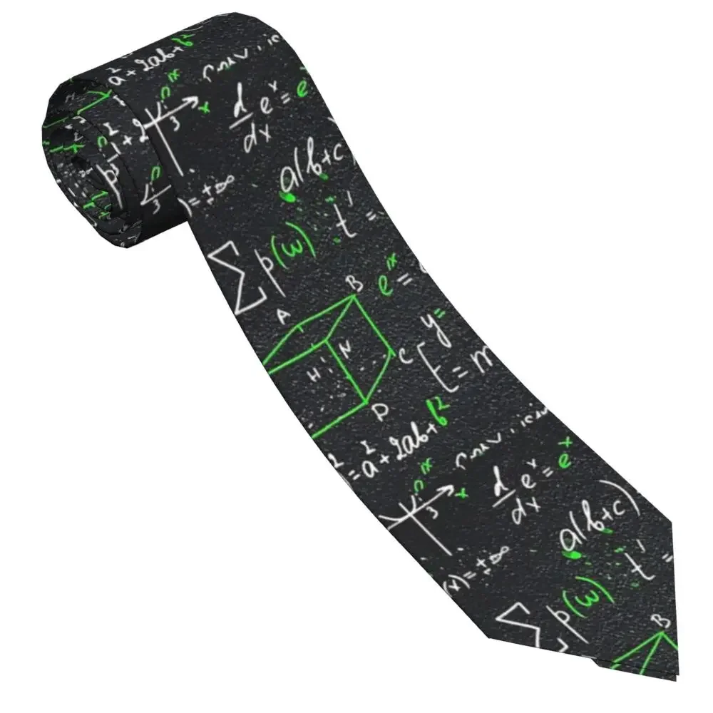 

Mathematics Physics Realm Neckties Unisex Polyester 8 cm Math Teacher Gift Neck Tie Mens Skinny Suits Accessories