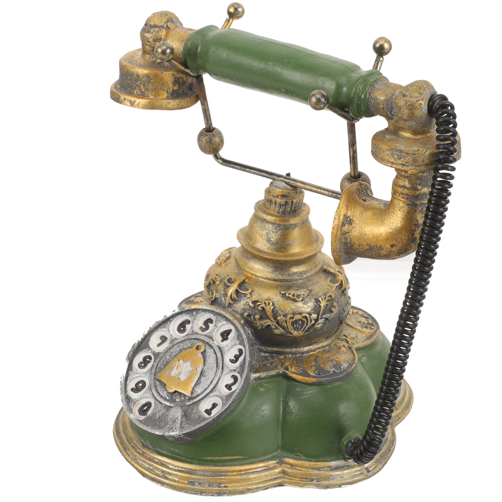 

Classic Vintage Telephone Resin Desk Decor for Living Room Hotel Office Retro Home Decor Piece Phone Home Accessory