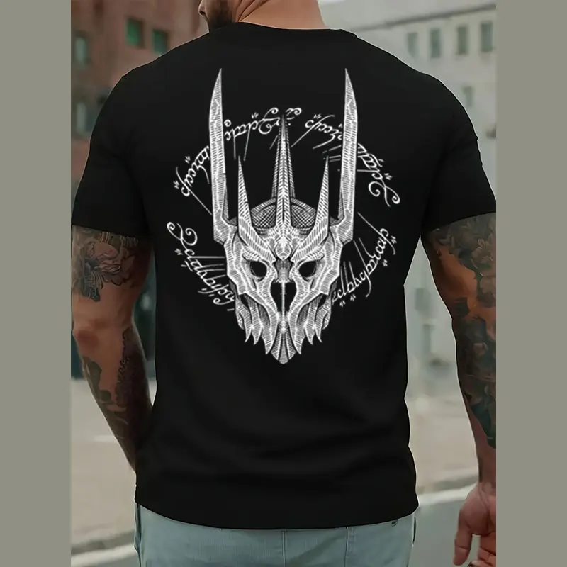 Camiseta سيد الخواتم قميص الفيلم الكلاسيكي خمر طباعة الجرافيك تي شيرت النساء الرجال القطن الشارع الشهير القوطية Y2k الملابس #1