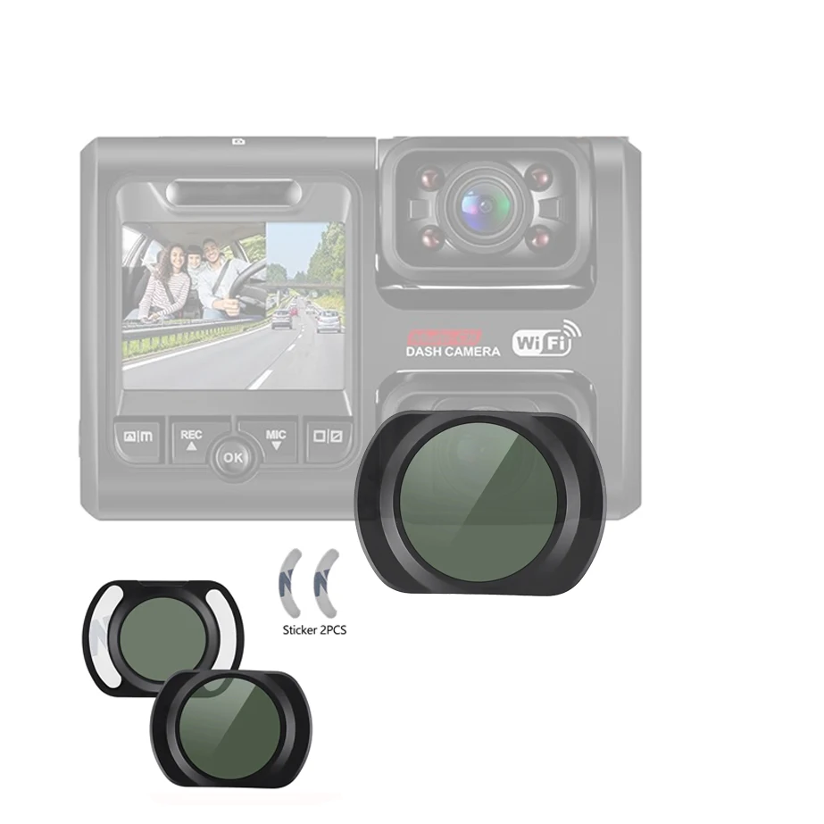 for PRUVEEO Dash Cam CPL filter HD Lens Dust Protection Anti Glare