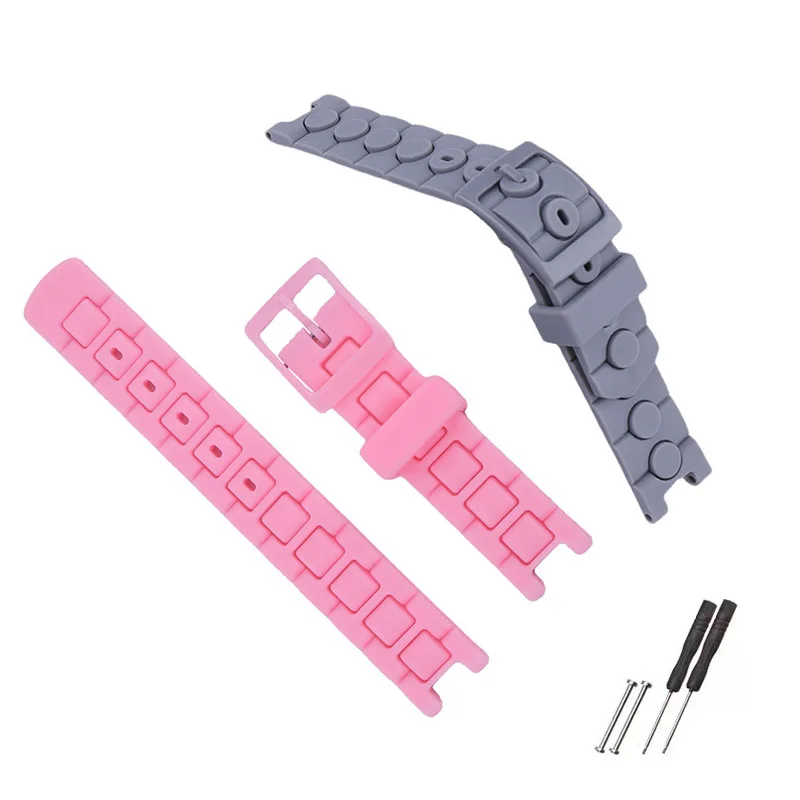 16 مللي متر الرجال الراتنج حزام ساعة اليد دبوس مشبك متوافق ل سواتش فليك فلاك ساعة أطفال النساء المطاط الرياضة الأساور أساور #2