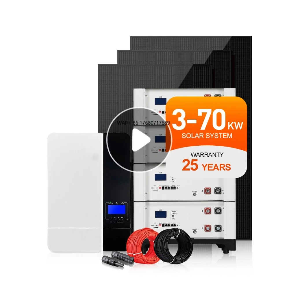 5-12Kw Off-Grid Solar Energy System 10Kw Solar Power Kit with MPPT Controller and Lithium Ion Battery