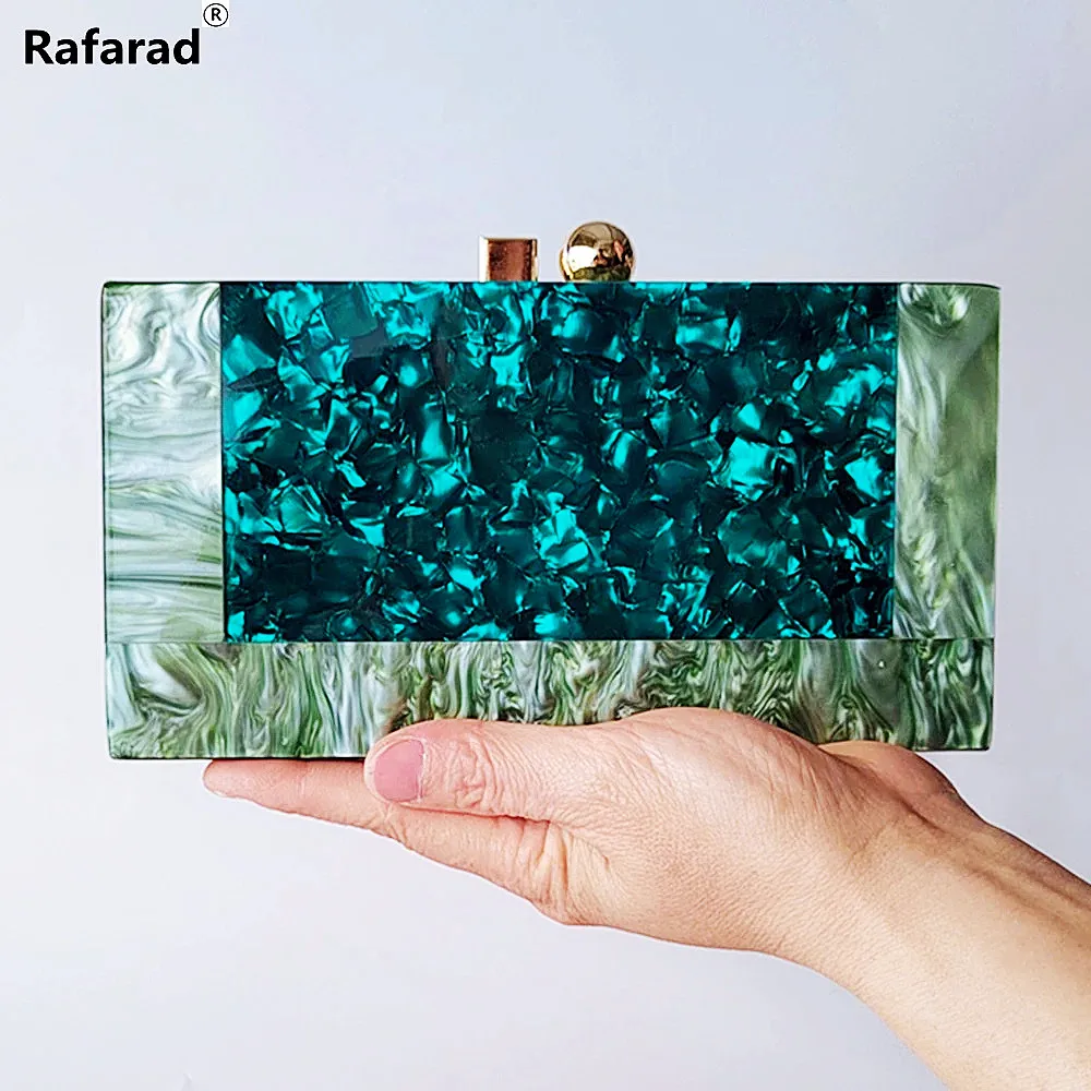 

Women Handbags colorful striped Acrylic Luxury Party Prom Evening Bag Lady Mini Wallets Casual Summer Wedding Box Clutch Purse