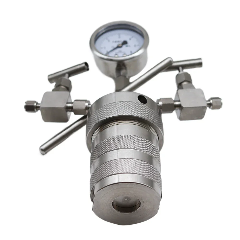 Hot selling and durable 100ml 6Mpa Hydrothermal synthesis Autoclave Reactor vessel +inlet outlet gauge