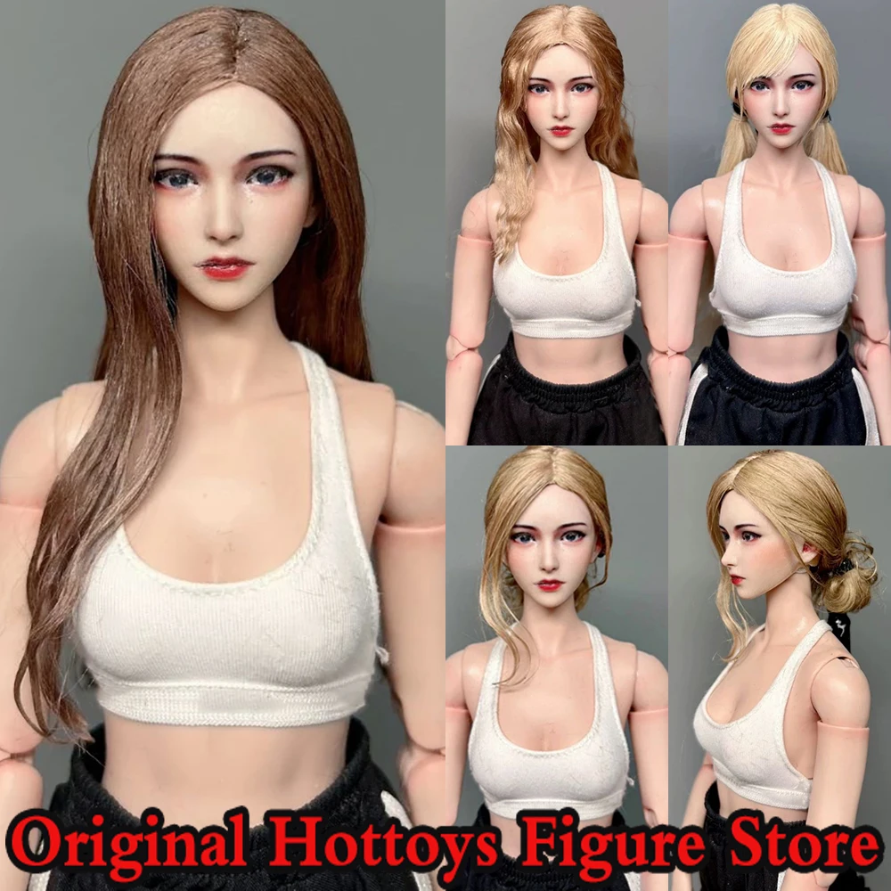 

В наличии 1/6 масштаб женщина-солдат парики серии покрывает волосы подходят для 12-дюймовой окружности головы 9,5 см экшн-фигурка модель голова куклы