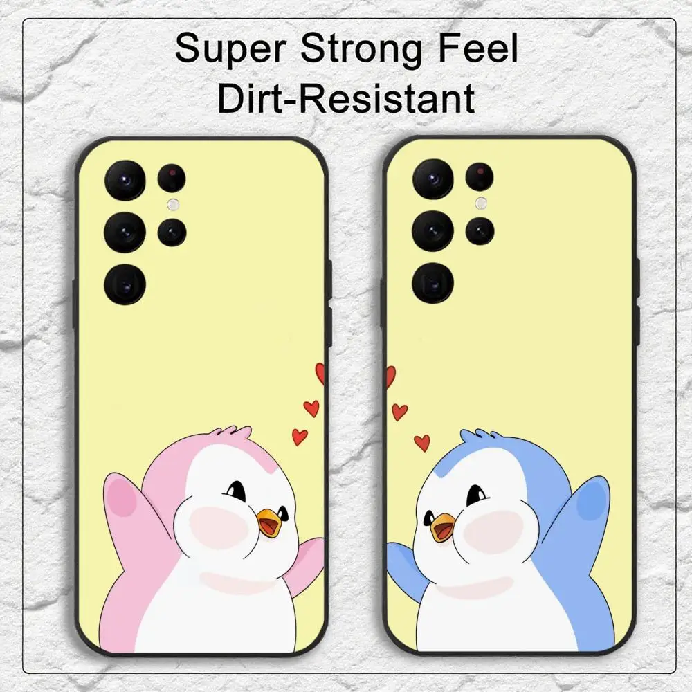 Pudgy Penguins Phone Case for Samsung S series s20 s21 s22 s23 s24 s25 FE Plus Ultra TPU Soft to Skin-friendly case