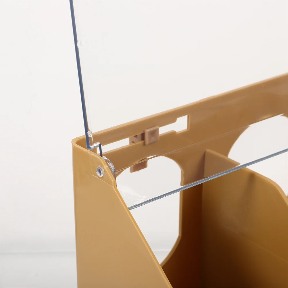 

2Pcs Cage Bird Feeder Pigeon Feeding Box Lightweight Wear-Resistant Plastic Food Water Dispenser for Parrot Parakeet Cockatiel