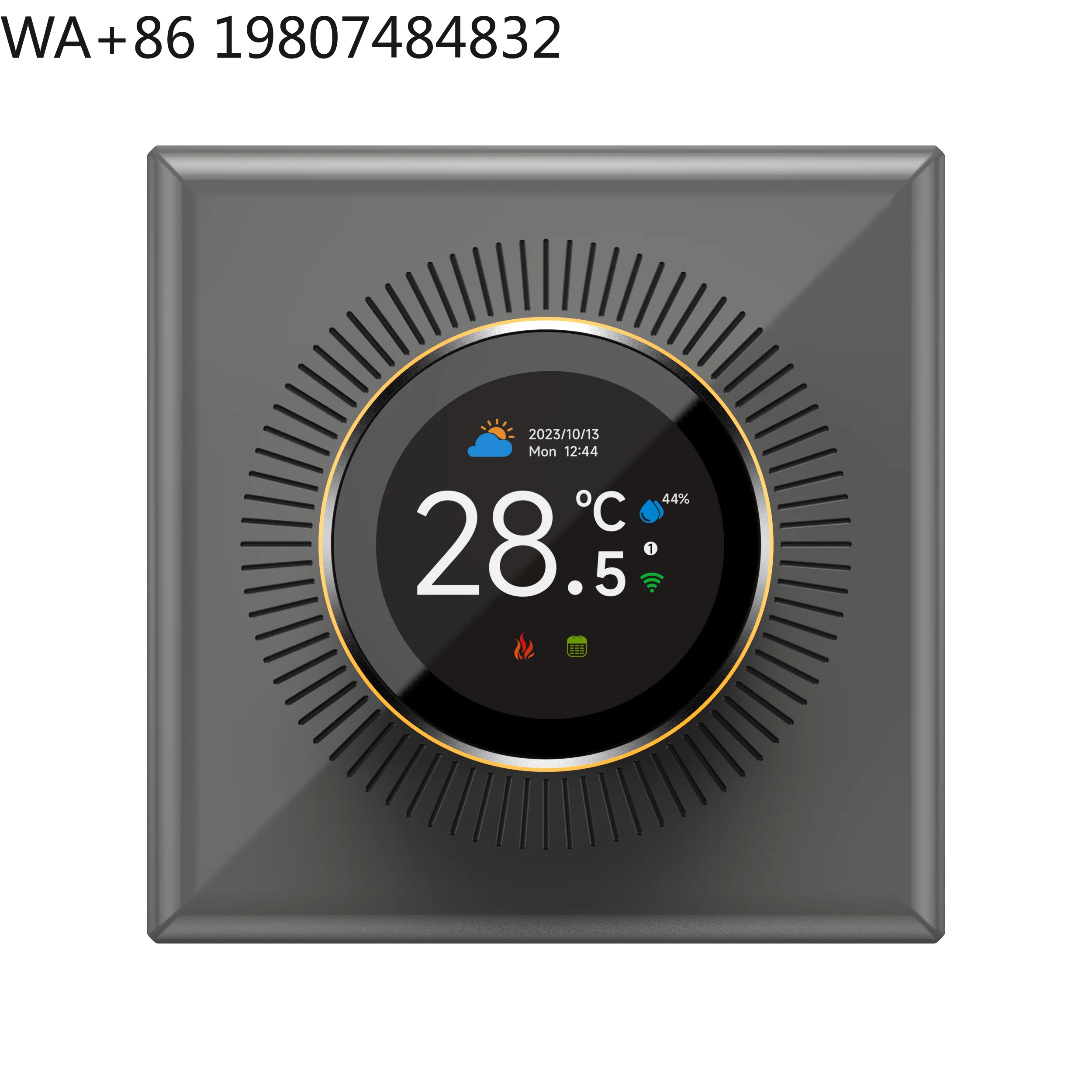 Zigbee 5 In 1 Smart Wall Panel Switch Scene Dimmer Curtain Air Conditioner Temp Regulator App Voice Home Hotel Villa Central