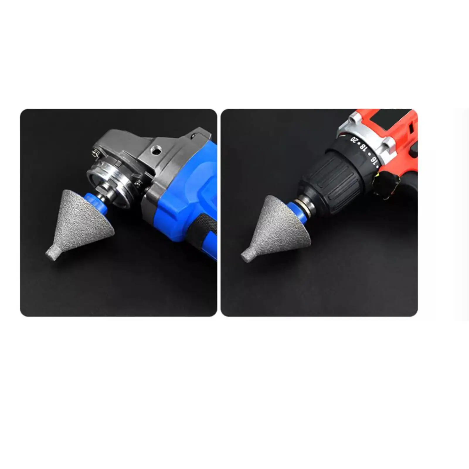 Diamond Chamfer Bit Emery Countersink Cone Tile Drill Enlarging Shaping for Angle Grinder Marble Granite