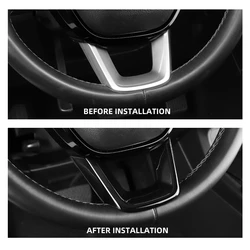 Inner Steering Wheel Lower Bottom Frame Cover Trim For Honda Civic 11th Gen CRV Accord 2022 2023 2024 Car Accessories