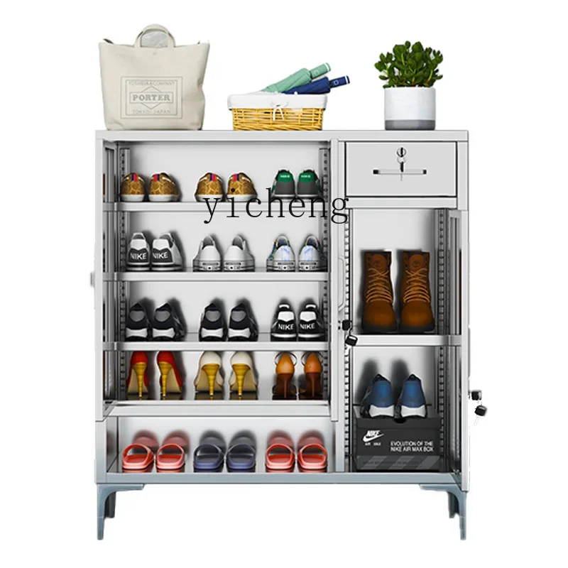 DSA- door household storage locker waterproof sunscreen large capacity outdoor shoe cabinet