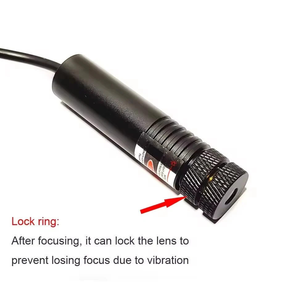 10/50/100/200mW Green Dot/Line/Cross 520nm Focusable Laser Module USB Woodworking Positioning