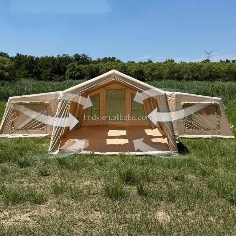 

ST Large Combine Inflatable Tent for Outdoor Portable Rainproof Camping Tent