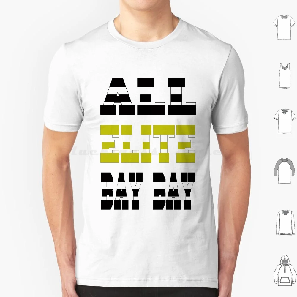 

Футболка All Elite Bay Bay, хлопковая крутая футболка 6xl, All Elite Bay Adam Cole, новинка 2022 года, тренд