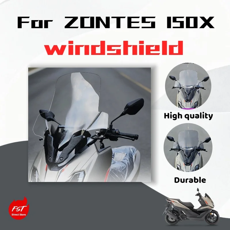 

For ZONTES 150X windshield, modified front windshield, motorcycle modification parts.